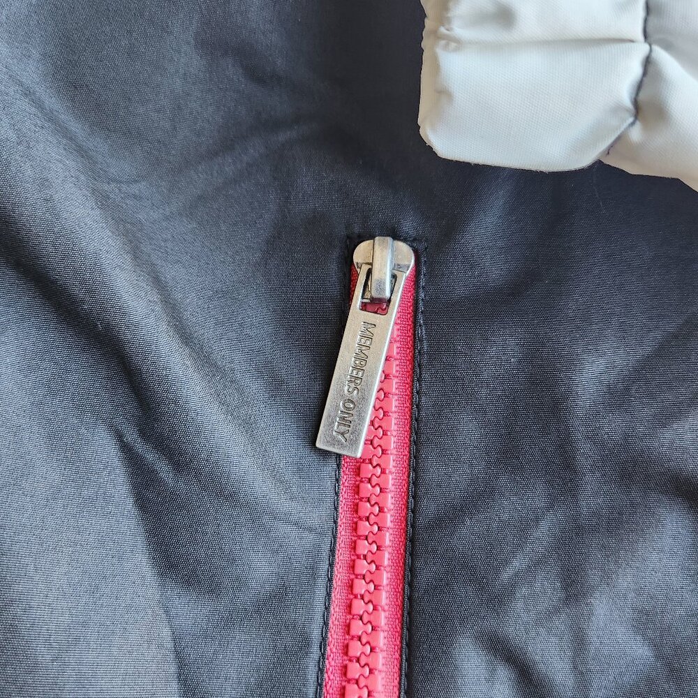 Members Only Color Block Zip-Up Hooded Windbreake… - image 5